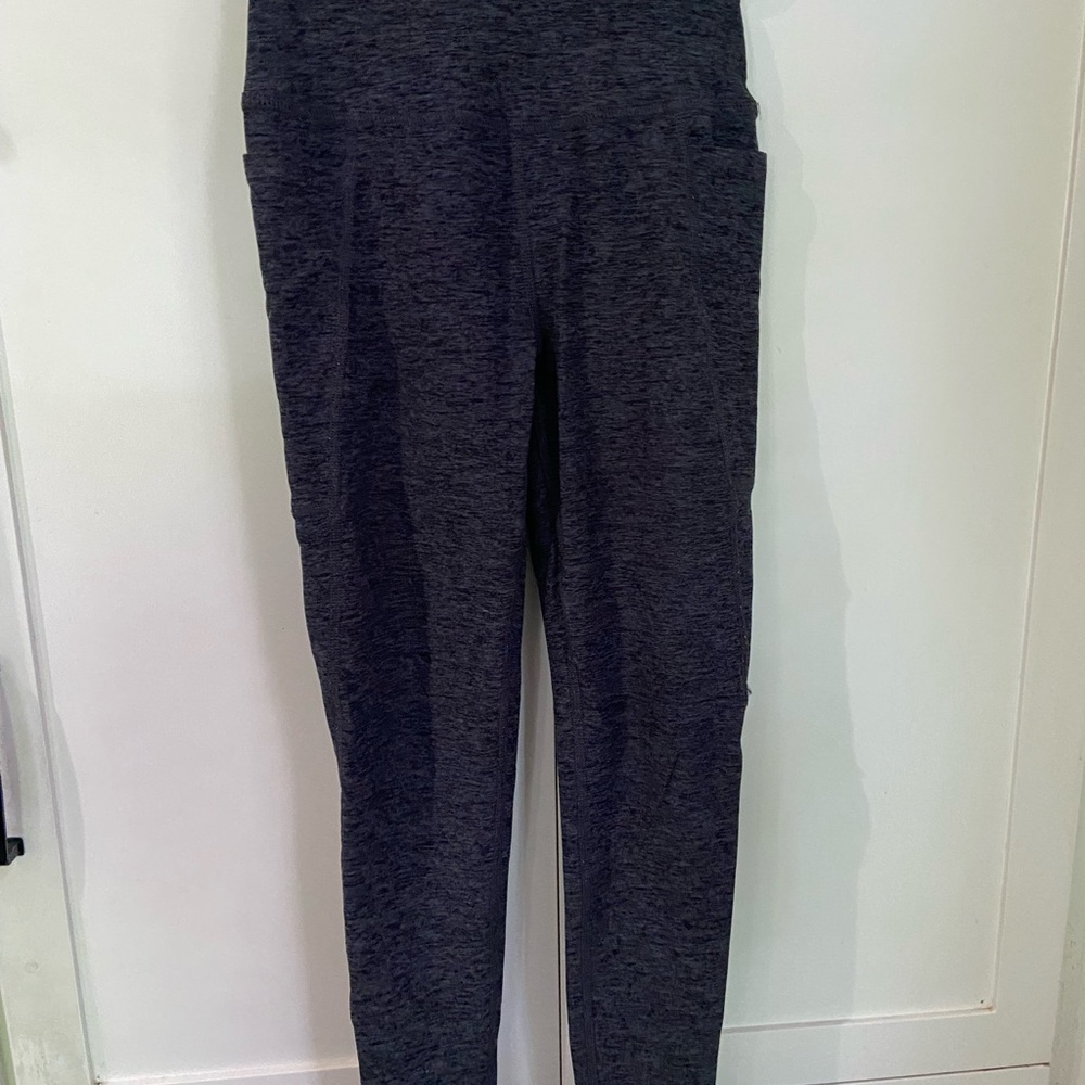 Beyond Yoga Dark Gray High-Waisted Leggings
